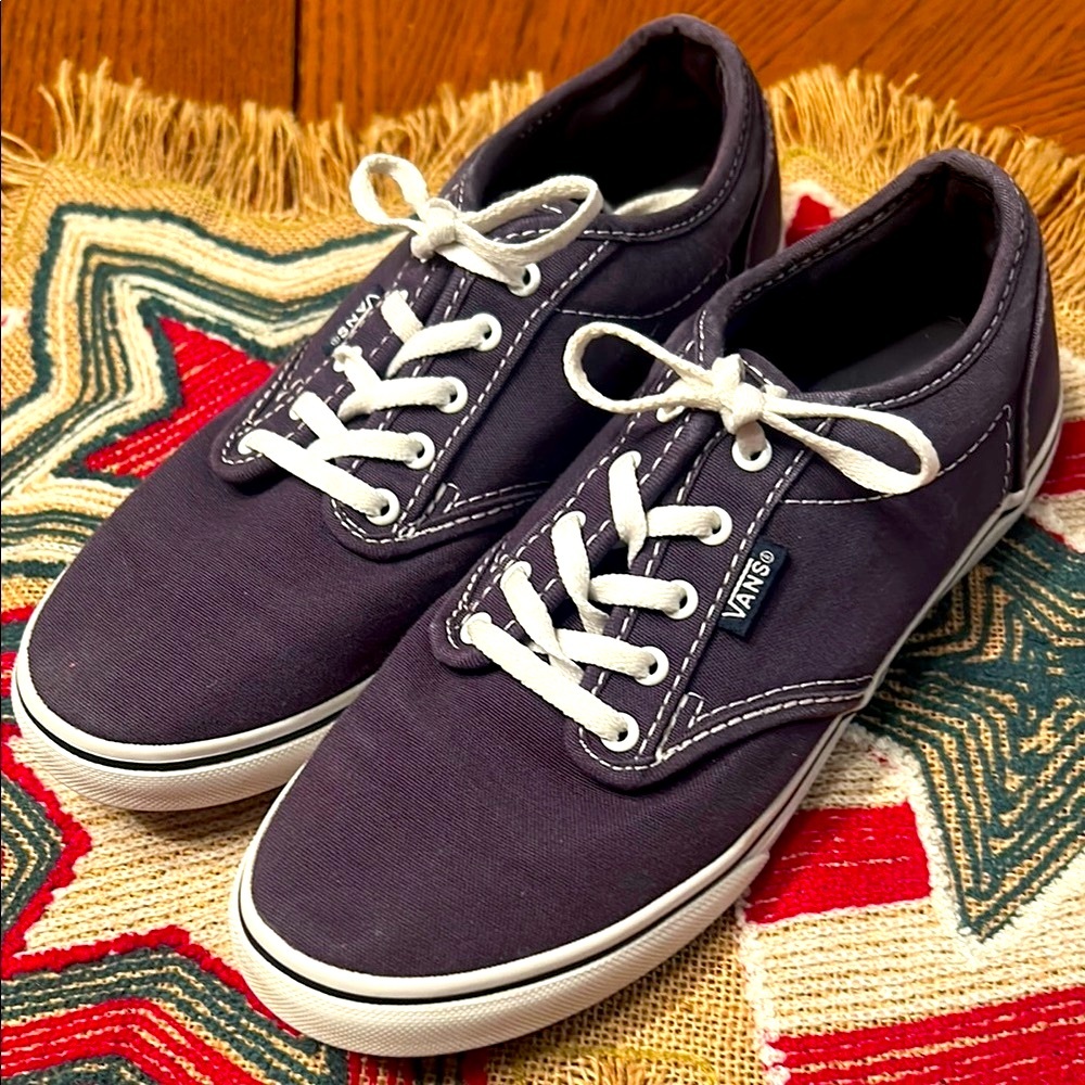 VANS Navy Blue Classic Sneakers Women Size 6.5